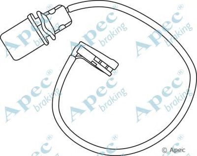 APEC BRAKING wir5227 -  Указатель износа, накладка тормозной колодки